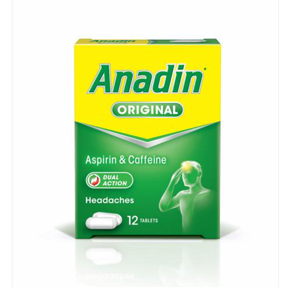 Anadin Original Pain Relief Tablets 12s | High Quality Health & Wellbeing Product Online - Product Image Anadin Original Pain Relief Tablets 12s | High Quality Health & Wellbeing Product Online - Product Image